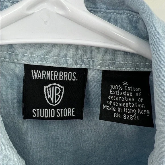Warner Bros vintage looney toons Denim Shirt women’s small - Picture 3 of 8